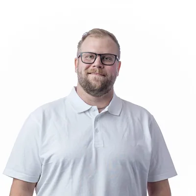 Porträtt av Patrik Vall, Entreprenadchef – planering och installationspersonal